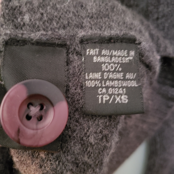 Long Grey Wool Cardigan - Picture 3 of 5